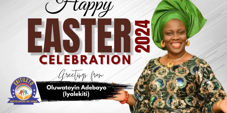 Renowned Motivational Speaker, Oluwatoyin Adebayo Greets Christians at Easter, Harps on Unity and Love