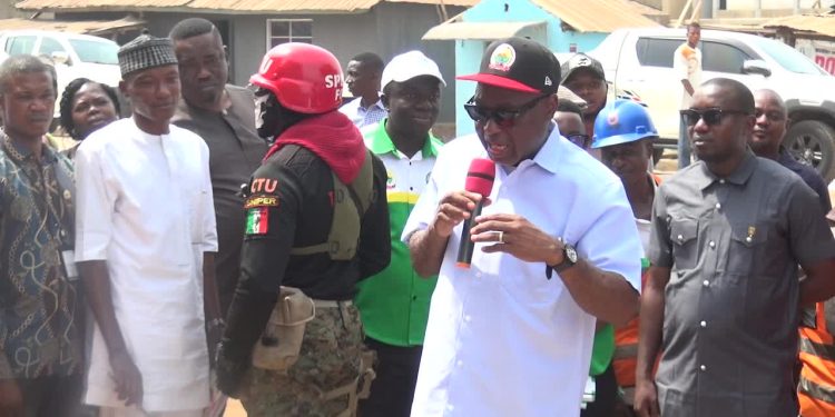 Governor Oyebanji commends Contractor handling 8.76km Are/Oye Ekiti road, assures residents of timely completion
