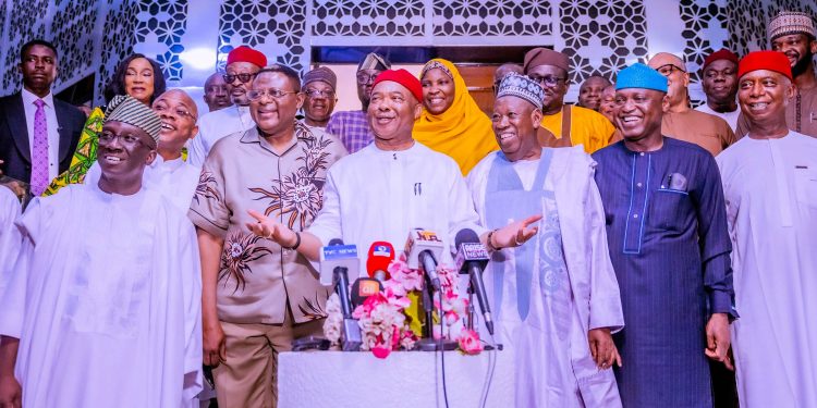 Oborevwori Absent As APC Governors meet new Entrants into Party