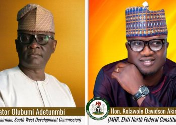 Ekiti Federal Lawmaker, Akinlayo hails Adetunmbi’s Nomination as Chairman, South West Development Commission