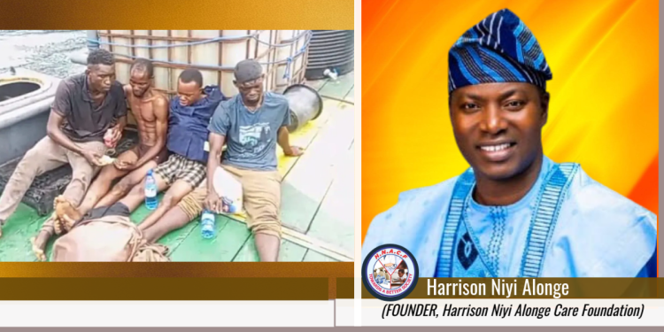 Japa: Ikere Ekiti born Business Mogul -Harrison Alonge Rescues 4 Nigerian stowaways into Atlantic Ocean