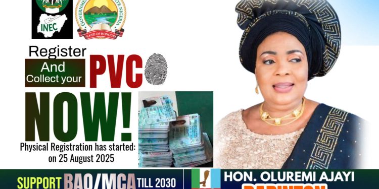 Register, Update and Collect your Permanent Voter Cards now, Babinton urges Ekiti Residents