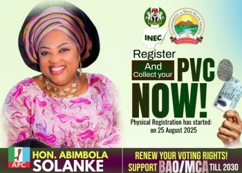Participate in Voters Registration now, Ekiti Lawmaker, Solanke urges Residents