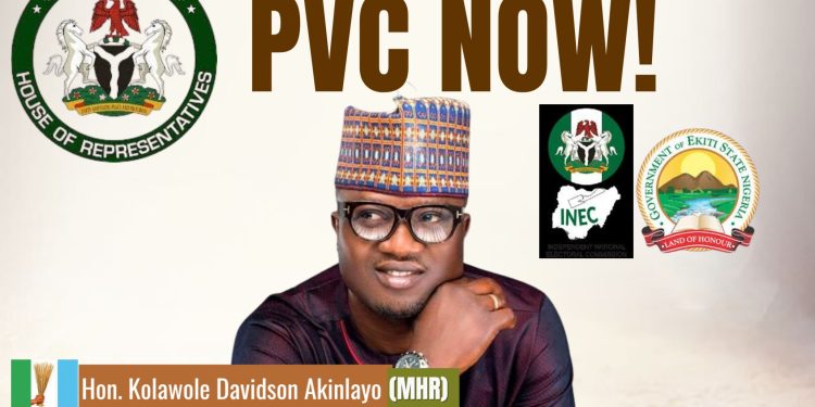 2026 Guber Poll: Ekiti Federal lawmaker, Akinlayo urges Residents to Participate in INEC CVR