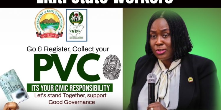 Ekiti Head of Service, Olomojobi, Urges Public Servants’ Participation in Continuous Voter Registration Exercise