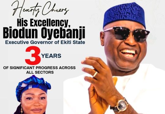 3 Years in Office: Ikole West LCDA Boss, Hon. Adeyemo Congratulates, Oyebanji, says Administration’s Progressive.