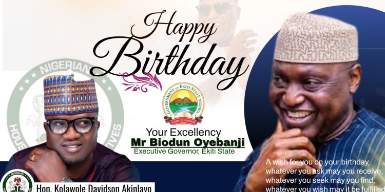 Federal Lawmaker, Akinlayo Felicitates Governor Oyebanji on 58th Birthday