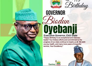 Ijero Council Chairman, Folowosele Eulogizes Governor Oyebanji on 58th birthday