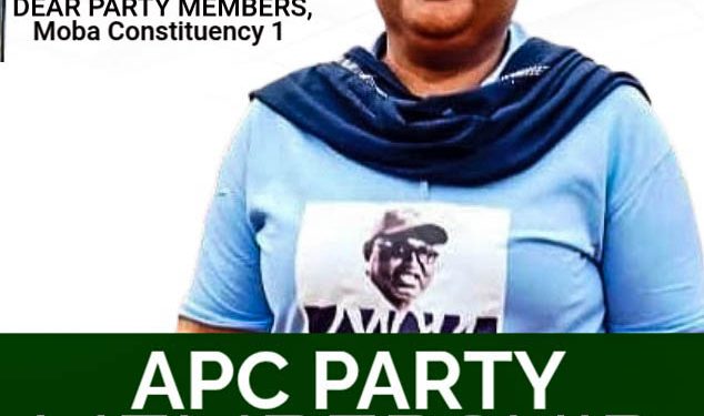 APC E-Registration: Lawmaker, Solanke Calls on Constituents Massive Participation