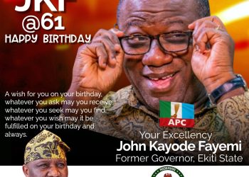 Ekiti North Federal Lawmaker, Akinlayo Celebrates Fayemi @61