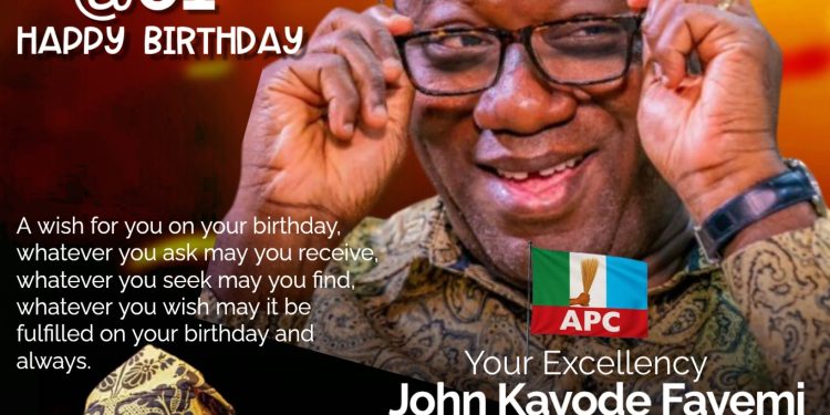 Ekiti North Federal Lawmaker, Akinlayo Celebrates Fayemi @61