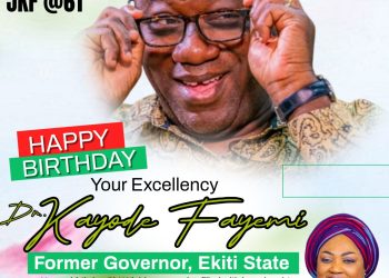 Ekiti Lawmaker, Solanke Celebrates Fayemi @61