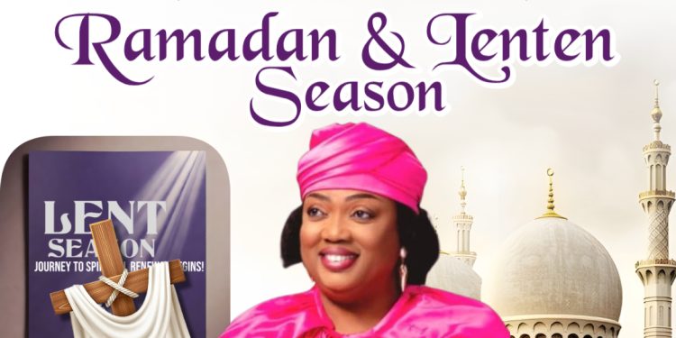 Solanke Felicitates Muslims, Christians, Calls for Peace and Reflection as Ramadan, Lent Begin.