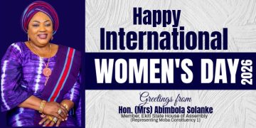 IWD 2026: Ekiti Lawmaker, Solanke felicitates Nigerian Women, Calls for Stronger Support