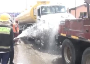 Petrol Tanker Rams into Popular Market in Ibadan