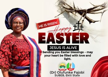 Easter 2026: SUBEB Commissioner, Fajobi felicitates Christians, calls for prayer and oneness