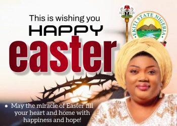 Ekiti Assembly Lawmaker, Solanke felicitates Christians at Easter, urges reflection on Christ’s sacrifice