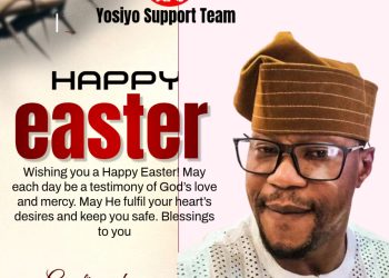 APC Stalwart, Hon. Ibraheem(Yosiyo) Felicitates Christian Faithful At Easter