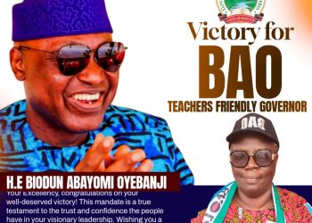 Ekiti TESCOM Boss, Ojo hails Oyebanji Historic Victory, Re-echoes Teachers support