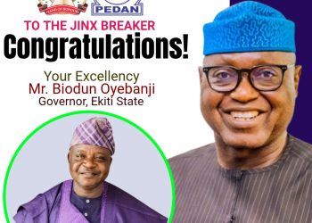 Maintain your Integrity like ‘Awo’, Ekiti Petrol Dealers (PEDAN), urge Oyebanji, Hails Re-election Victory