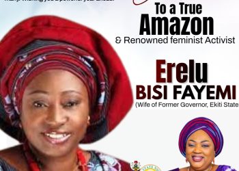 Hon. Solanke felicitates Erelu Fayemi on 63rd birthday