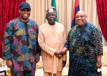 BREAKING: Tinubu receives Adeleke in Aso Villa after Osun election victory