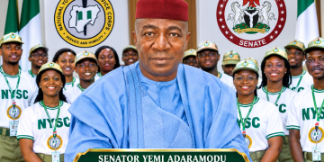 Senator Adaramodu Commends Oyebanji’s NYSC Camp Renovation, Assured more Support.
